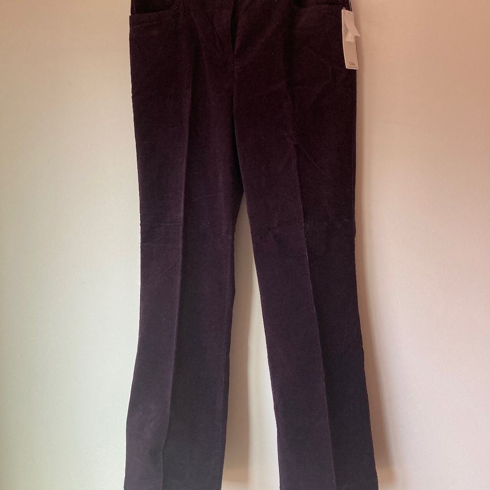 Women’s Corduroy pants, size 6, Purple, new with tags